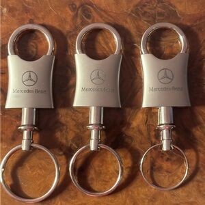 Mercedes-Benz Silver Key Holder Ring stainless steel